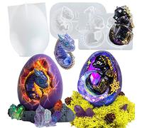 Dragon Egg Silicone Mould Set for Epoxy Resin Casting