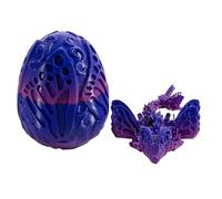Dragon Eggs with Dragon Inside - Creative 3D Printed Butterfly with Egg, Flexible 3D Eggs with Inside, Stuffed Easter Eggs for Kids Eggs Hunt