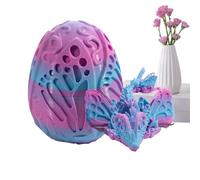 Dragon Eggs with Dragon Inside - Creative 3D Printed Butterfly with Egg, Flexible 3D Eggs with Inside, Stuffed Easter Eggs for Kids Eggs Hunt