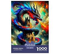 Dragon Elegant Jigsaw Puzzle Made for Unhurried Leisure Time, Presenting Fantasy with Understated British Charm And A Balanced Visual Rhythm 52x38cm/1000pcs