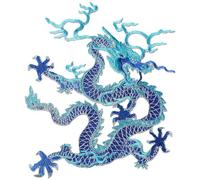Dragon Embroidered Patches Dragon Sew on Badges Chinese Dragon Embroidered Diy Appliques for Bag Hat T-shirt Craft Decor