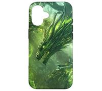 Dragon - Enchanted Majestic Forest Guardian Emerges Greenery Case for iPhone 16
