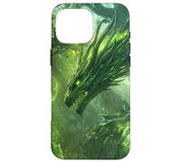 Dragon - Enchanted Majestic Forest Guardian Emerges Greenery Case for iPhone 16 Pro Max