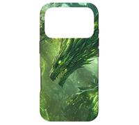 Dragon - Enchanted Majestic Forest Guardian Emerges Greenery Case for iPhone 17 Pro