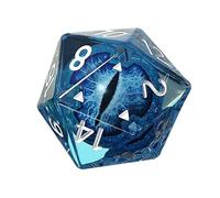 Dragon Eye Dice - 20 Sided Polyhedron Cheese Dice Set, Fantasy Craft