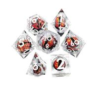 Dragon Eye Dice Set - 7 Pointed Edge Dice | Wear-resistant Game Dice Accessories for Math, Role Playing and Other Table Games