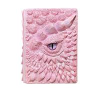 Dragon Eye Notebook - Resin Engraved Hardcover Journal, Embossed Writing Diary, Decorative Notepad For Dragon Lovers, Travel Notebook, Fantasy Themed Stationery For Home, Office, School Use