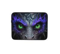 Dragon Eyes Green Laptop Sleeve Case Notebook Computer Pouch Tablet Briefcase Carrying Bag for Work 13 Inch