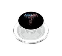 Dragon Fantasy American Flag USA Drip Graffiti Patriotism PopSockets PopGrip for MagSafe