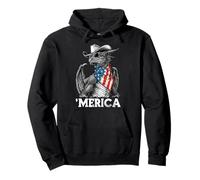 Dragon Fantasy Magic American Flag Bandana Cool Cowboy Hat Pullover Hoodie