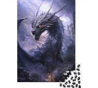 Dragon Fantasy Night Sky 1000 Piece Jigsaw Puzzle Jigsaw Puzzle for Adults 1000 Pieces Puzzle Game Relax Family Decor 70x50cm/1000pcs
