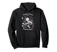 Dragon Fantasy Reader Gifts No More Princes Bring Me Dragons Pullover Hoodie