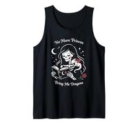 Dragon Fantasy Reader Gifts No More Princes Bring Me Dragons Tank Top