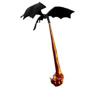 Dragon - Fantasy Standue Bookends, Decorative Display | Mythical Creature Library Home Office Shelf Decor for Reading Lovers Collector Bookshelf Artistic Storage Accent