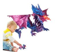 Dragon Fidget Toy, 3D Printer Dragon | Full Articulated 3D Printed Dragon Figure with Flexible Joints, Easter Basket Stuffers, Executive Desk Toy p