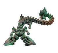 Dragon Fidget Toy, Dragon Fidget - Double-headed Dragons Toy, Printed Animals, Flexible Articulated Dragon, Movable Joints, Executive Desk Toys for Home Office