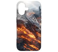 Dragon Fierce Surging Through Molten Lava with Intensity Case for iPhone 17