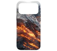 Dragon Fierce Surging Through Molten Lava with Intensity Case for iPhone 17 Pro Max