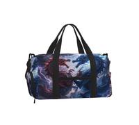 Dragon Fight Sky Sports Duffel Bag-Weekender with Shoe Compartment