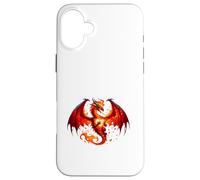 Dragon Fire Dragon mythical creatures heraldic animal Legendary Myths Case for iPhone 16 Plus