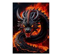Dragon Fire Horns 1000pcs Mini Puzzle For Family Challenging