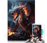 Dragon Fire1000 Piece Jigsaws for Adults Help the brain exercise addictive toys to cultivate patience Birthday Gifts 38x26cm