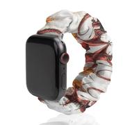 Dragon Flames Arrow Elastic Scrunchie Watch Bands Bracelet Strap Compatible with IWatch Series 6 5 4 3 2 1 Silver-style 42mm/44mm