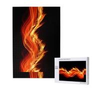 Dragon Flames Burning Fire,1000 Pieces Adults Puzzle Game Challenging Puzzles,Jigsaw Puzzles