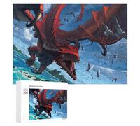 Dragon Flight Fantasy Artwork - Challenging Puzzle for Adults, 300 PCS, New Year Party Activity; for Couples, Friends And Family