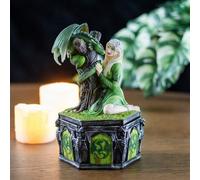 Dragon Friendship Summer Box By Anne Stokes - Fantasy Resin Treasure Storage