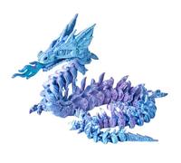 Dragon from the 3D Printer, Flexible Movable Joint, Flexible Collector's Item Decoration for Easter Basket, Party and