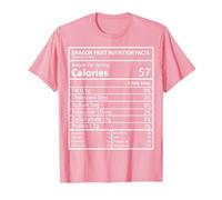 Dragon Fruit Nutrition Facts Minimal Nerdy Foodie Design T-Shirt