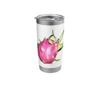 Dragon Fruit Pitahaya Strawberry Pear Tropical Fruit Stainless Steel Insulated Tumbler