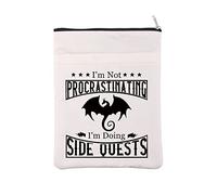 Dragon Game Book Sleeve Dungeon Lovers Book Cover Master Geek Gift Dragon Player Gift Bookish Gift DD Gift For Game Fandom (Quests BM)