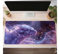 Dragon Gaming Mouse Mat Blue Large Mouse Pad 60 x 30cm XXL Mousepad Desk Mat Improved Precision and Speed Rubber Base for Stable Grip on Smooth Surfaces Table Pad PjY325 M-0