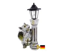 Dragon Garden Figurine on Solar Lamp Baby Dragon