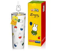 Dragon Glassware | Miffy 24oz Stainless Steel Tumbler with Straw Iconic