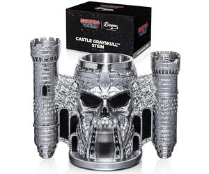 Dragon Glassware x Masters of the Universe Castle Grayskull Tankard, 16 oz | Stainless Steel Inner, Resin Outer Sculpt; Official Masters of the Universe 2026 Movie Stein