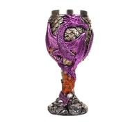 Dragon Goblet - Dragon Goblet | Dragon Wine Glass | Dragons Wine Goblet | Medieval Flame Dragon Glass | Chalice Wine Glass | Medieval Dragon Wine Glasses | Chalice