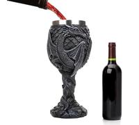 Dragon Goblet - Medieval Stainless Steel Drinking Cup Goblets Creative and Multipurpose Medieval Goblets for Daily Drinking or Gathering