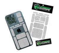 Dragon Grips 13 Pcs Rubber Cell Phone Grip Tape Compatible with iPhone Rubberized Tape Clear Stickers, 1 Pk