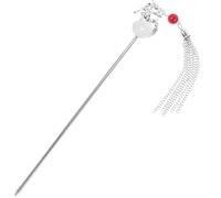 Dragon Hair Stick Tassel Metal Chinese Hair Pin Antique Style