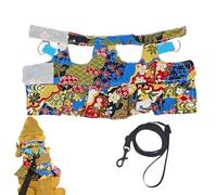 Dragon Harness And Set - Escape Proof Lizard Reptiles Ha -rness | Amphibian Apparel | Soft, Adjustable Reptile Outdoor For Lizards, Chameleons, Hamsters, Mice
