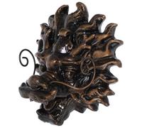 Dragon Head Fountain Spout Coffee Resin Wall-Mounted Outdoor
