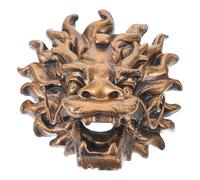 Dragon Head Water Outlet Fountain Decor Wall Mounted Coffee Resin Garden