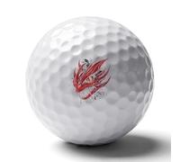 Dragon Heads Personalized Printed Golf Balls Funny Practice Ball Gifts for Men Women Golfers