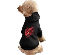 Dragon Heads Warm Dog Hooded Sweatshirt with Hat Soft Pet Pullover Clothes for Small Medium Large Pets