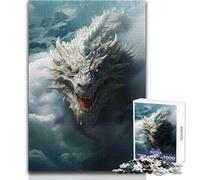 Dragon in The Clouds Adult Jigsaw Puzzles1000 Pieces Fun Brain Training Learning Game Great Unique Surprise Present Size 50x75cm