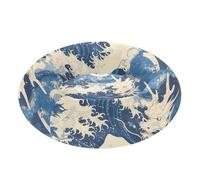 Dragon in Waves Pet Dog Beds Warm & Cozy fluffier Puppy for Small Size Pets Sleeping