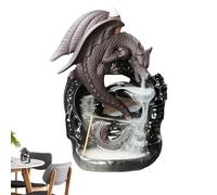 Dragon Incense Holder for Meditation Decorative Incense Holder for Home Ceramic Dragon Statue for Yoga Room Aromatherapy Incense Holder for Study Dragon Incense Burner for Bedroom Incense Stick